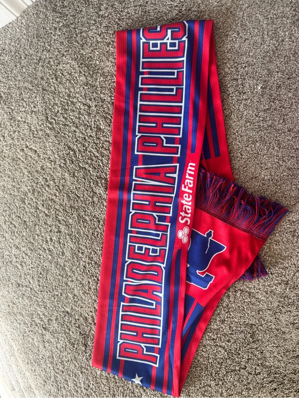 Philadelphia Phillies Red & Blue Fan Scarf